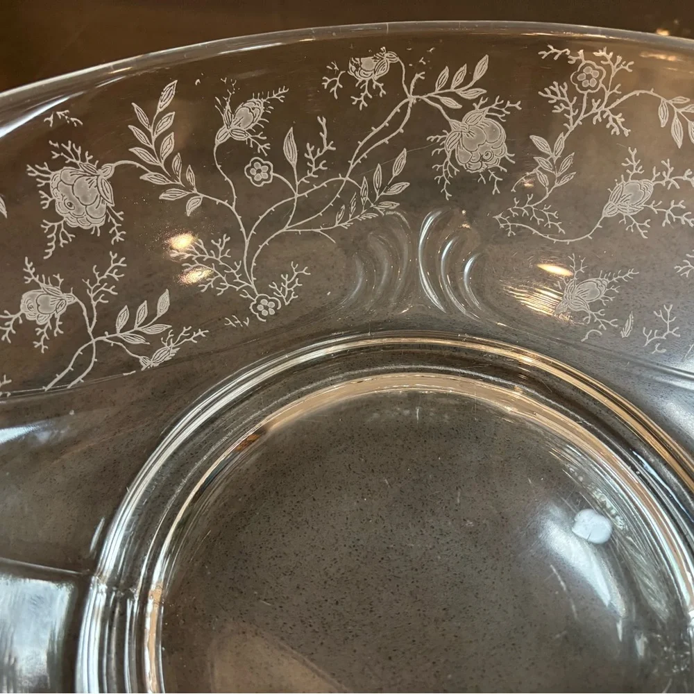 Fostoria chintz crystal